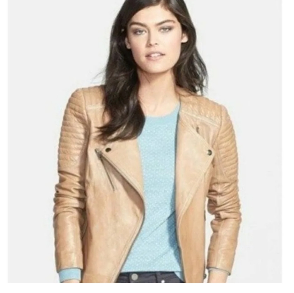 Treasure and Bond leather moto jacket